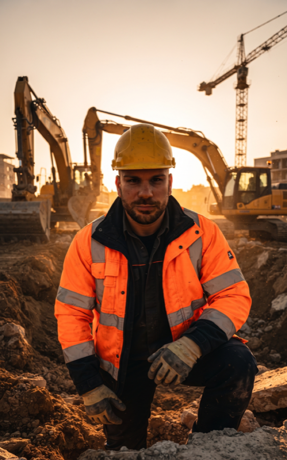 Bottelli Nicholas sul cantiere